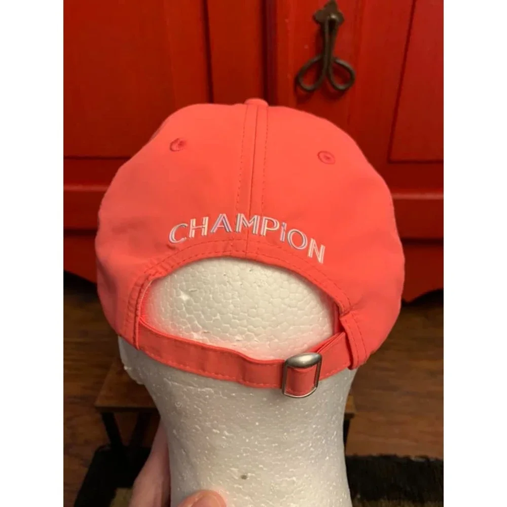 NEW Champion Melon Colored Baseball Cap OSFA Adjustable Brand New Womens